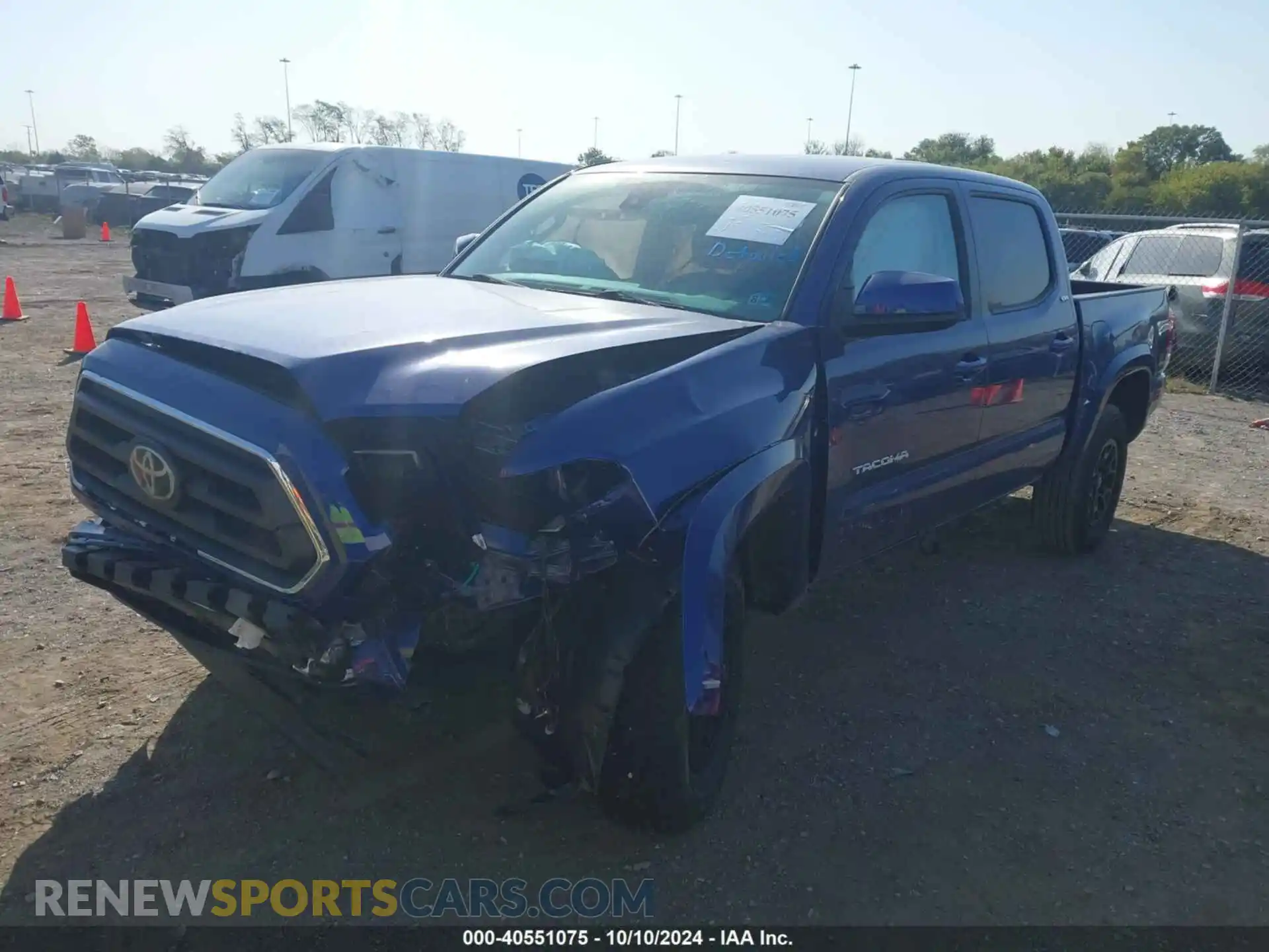 2 Photograph of a damaged car 3TMCZ5AN1NM504281 TOYOTA TACOMA 4WD 2022