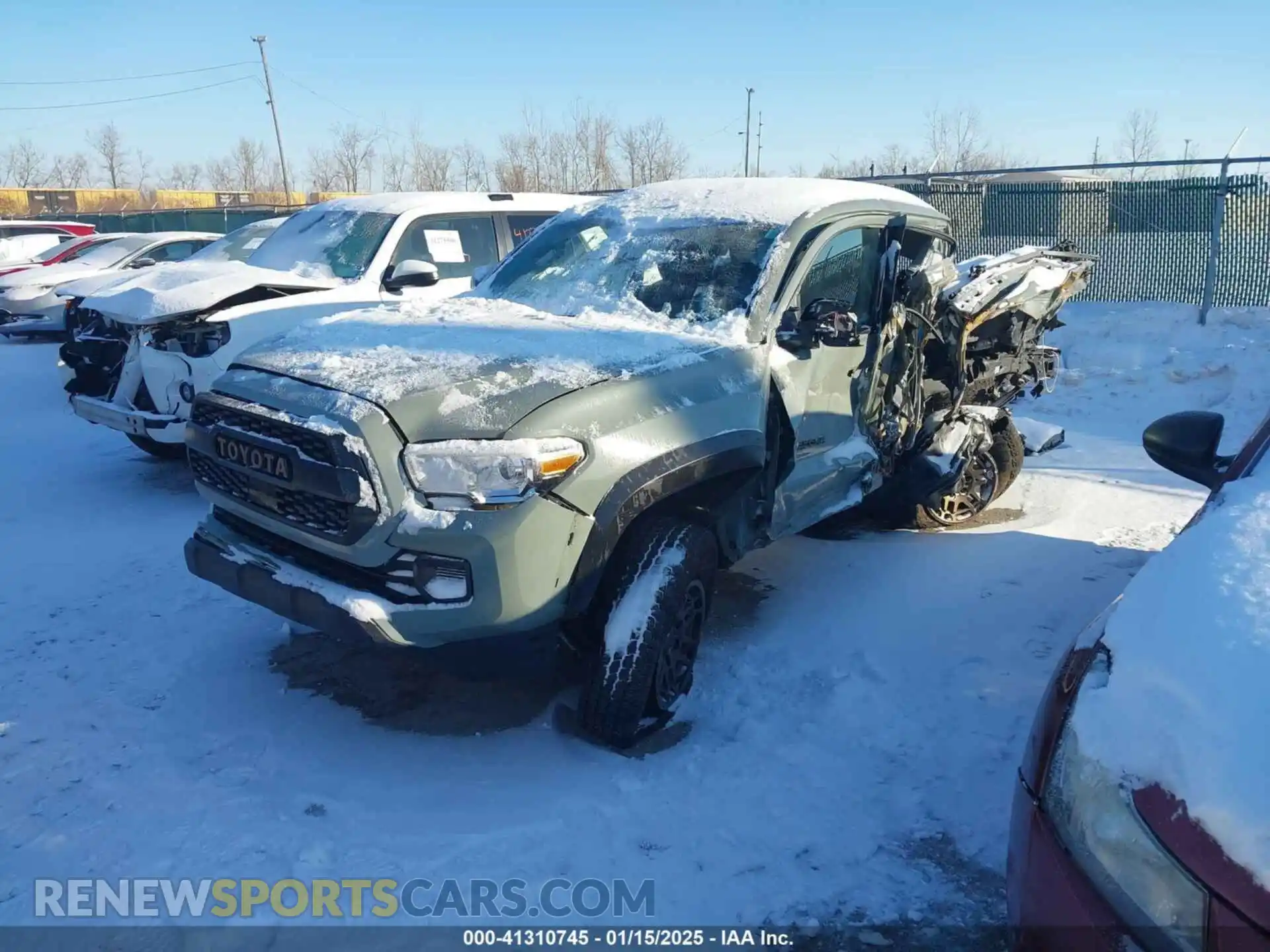 2 Photograph of a damaged car 3TMCZ5AN5NM476808 TOYOTA TACOMA 4WD 2022