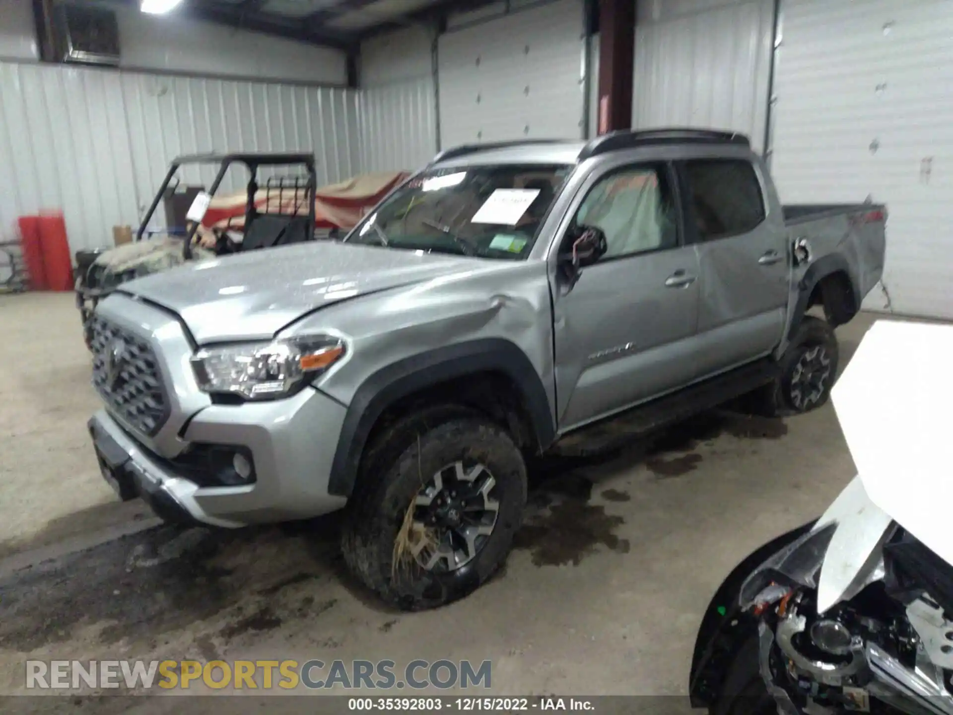 2 Photograph of a damaged car 3TMCZ5AN8NM455130 TOYOTA TACOMA 4WD 2022