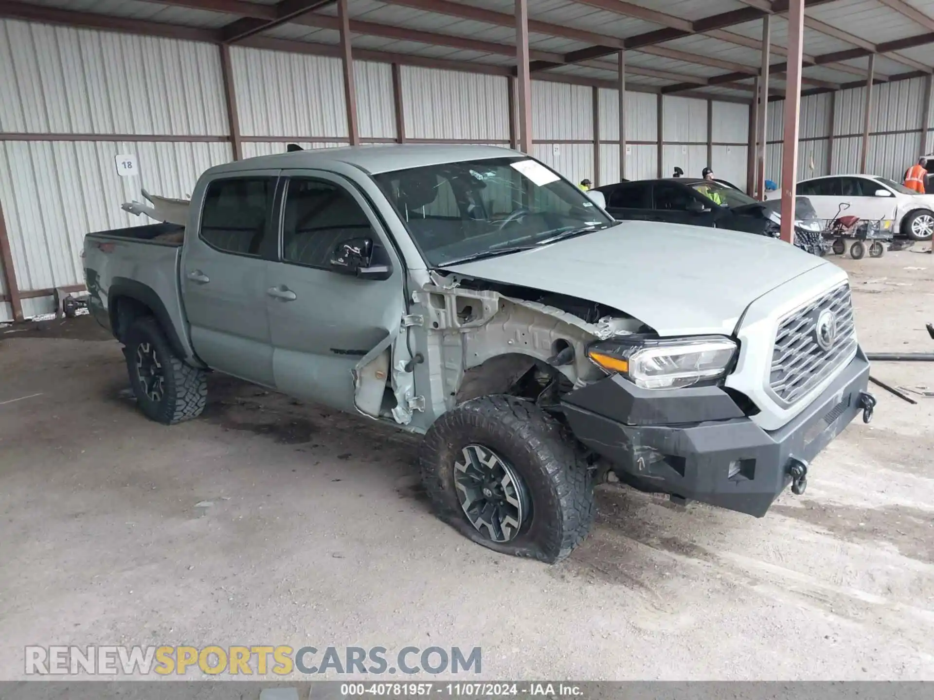1 Photograph of a damaged car 3TMCZ5AN9NM503010 TOYOTA TACOMA 4WD 2022