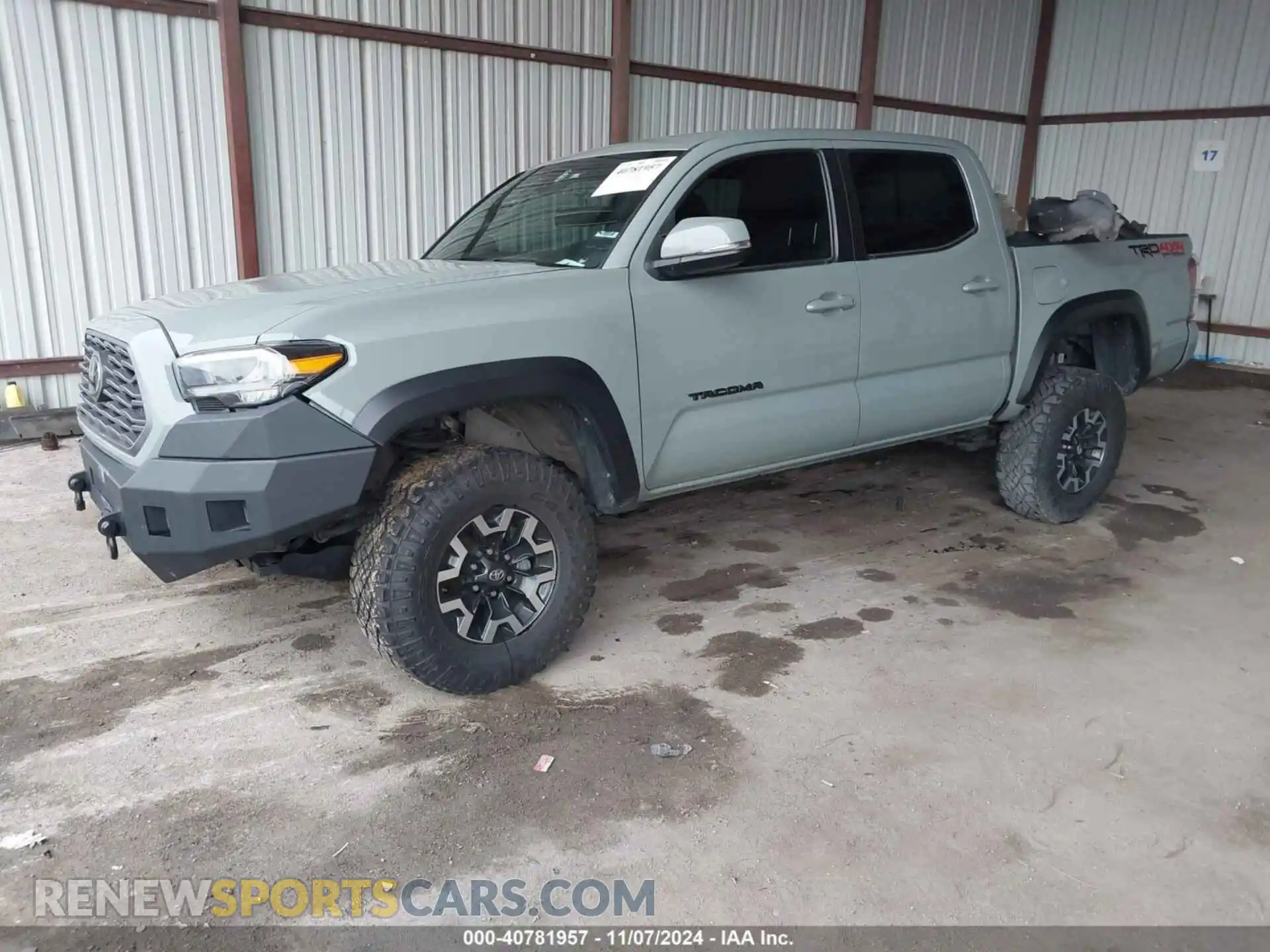 2 Photograph of a damaged car 3TMCZ5AN9NM503010 TOYOTA TACOMA 4WD 2022