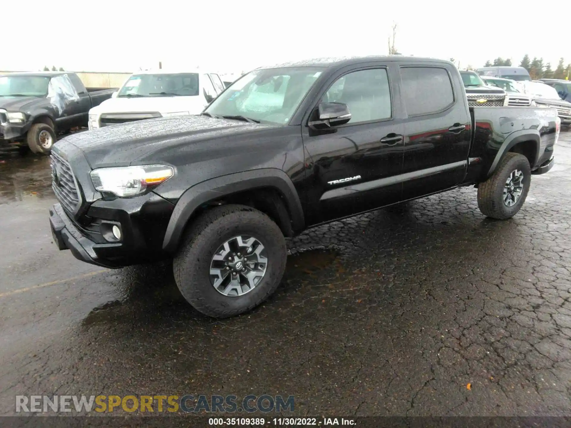 2 Photograph of a damaged car 3TMDZ5BN3NM126192 TOYOTA TACOMA 4WD 2022