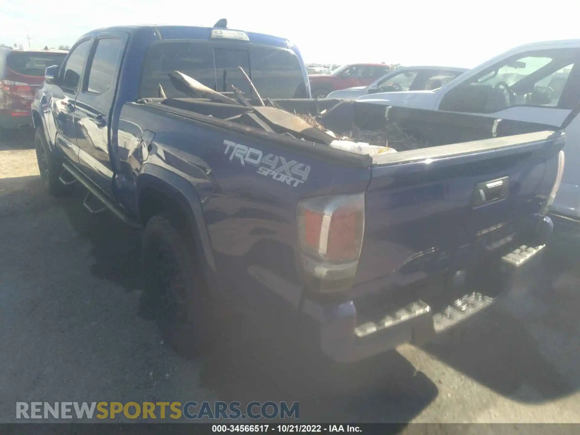 3 Photograph of a damaged car 3TMDZ5BN9NM127105 TOYOTA TACOMA 4WD 2022