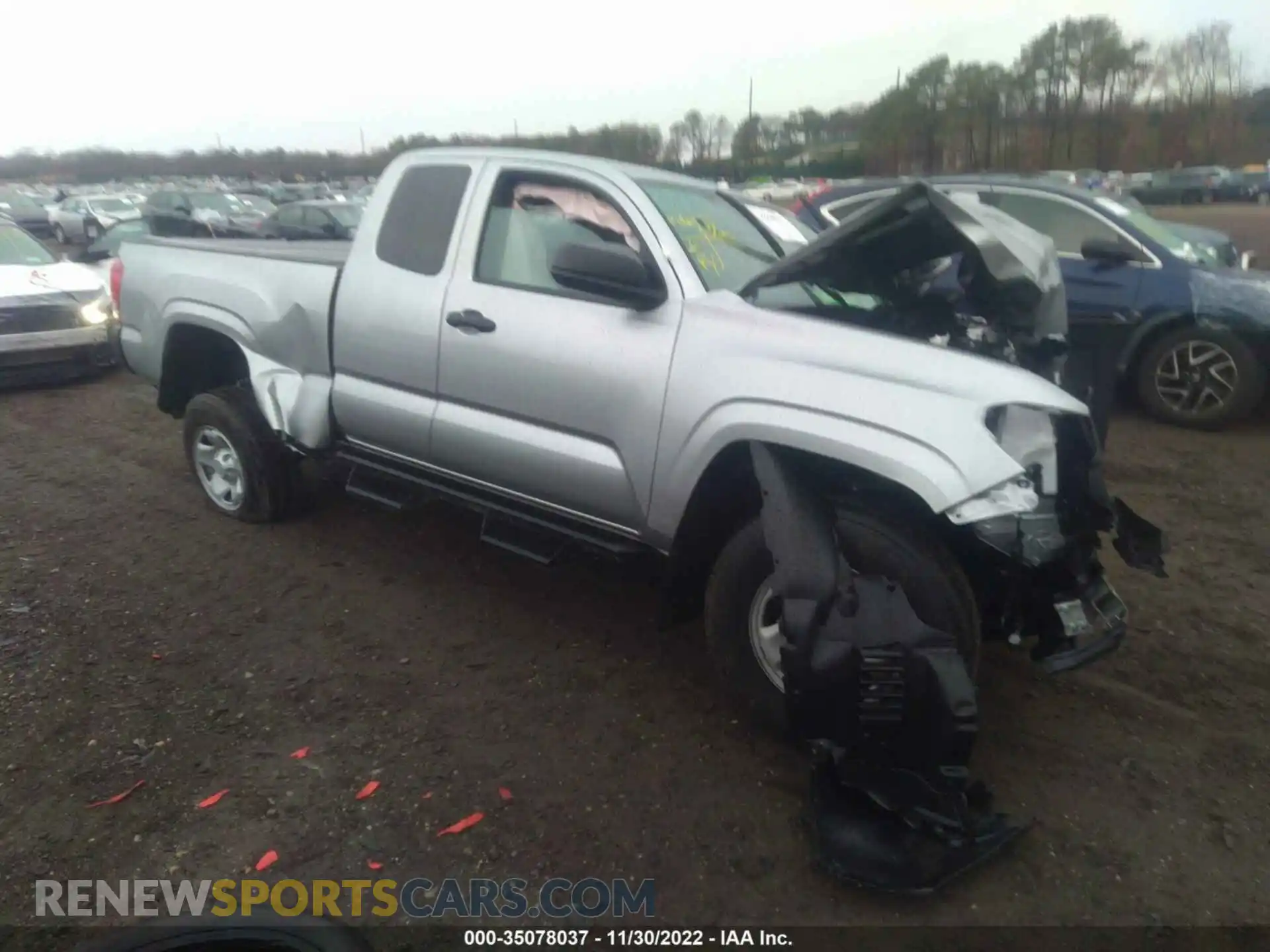 1 Photograph of a damaged car 3TYSX5EN1NT014794 TOYOTA TACOMA 4WD 2022