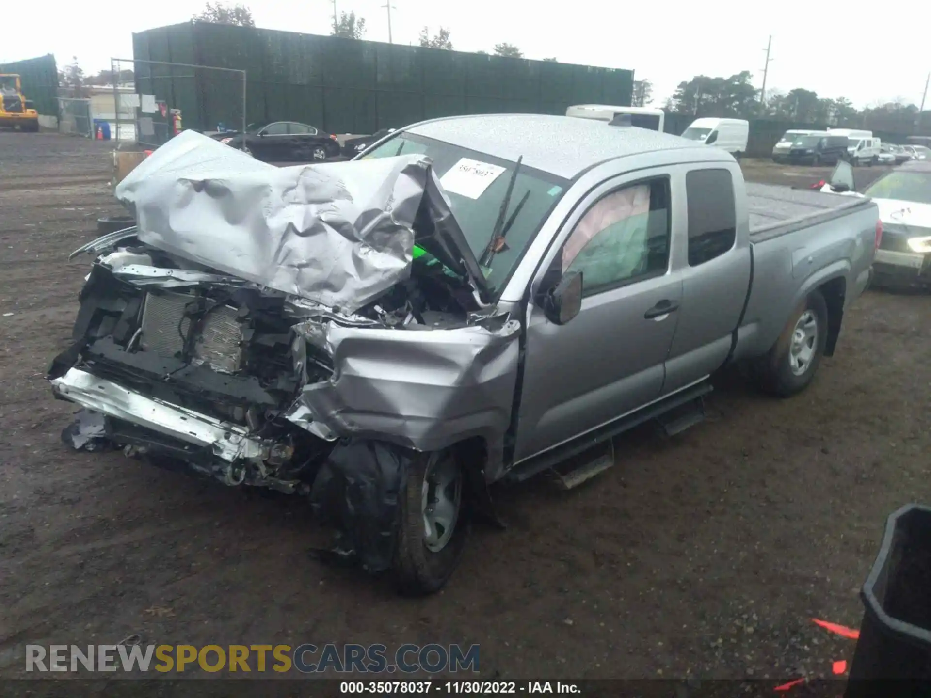 2 Photograph of a damaged car 3TYSX5EN1NT014794 TOYOTA TACOMA 4WD 2022