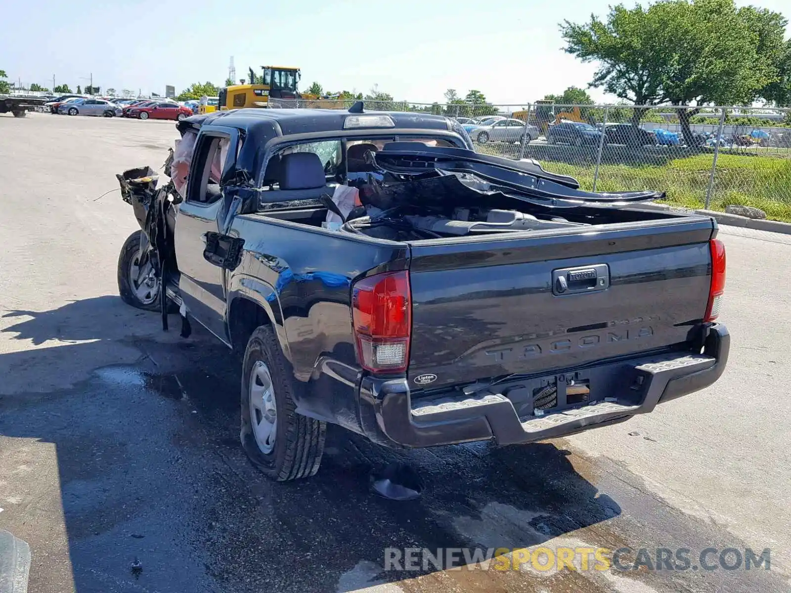 3 Photograph of a damaged car 5TFAX5GN1KX135836 TOYOTA TACOMA DOU 2019