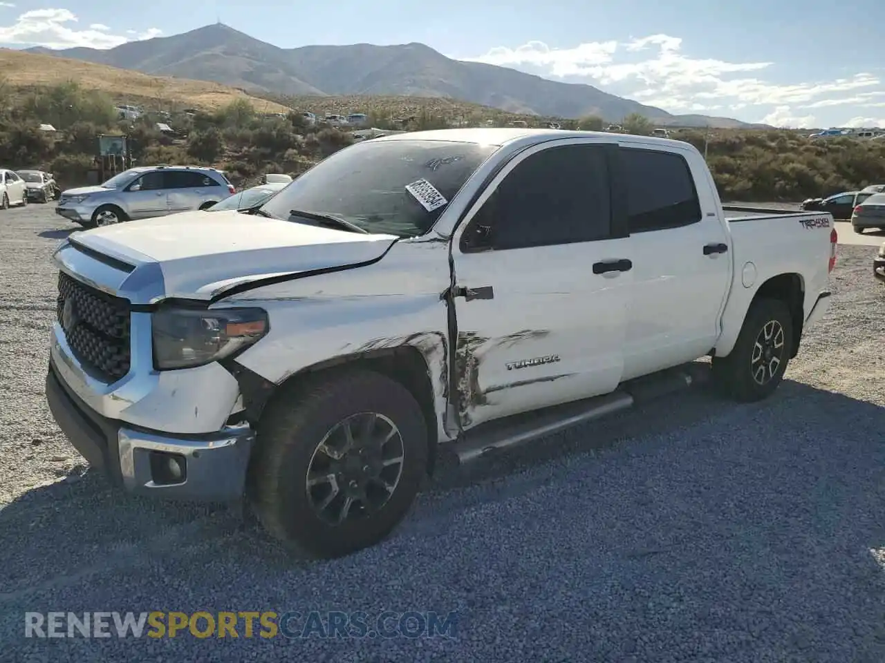 1 Photograph of a damaged car 5TFDY5F15KX864947 TOYOTA TUNDRA 2019