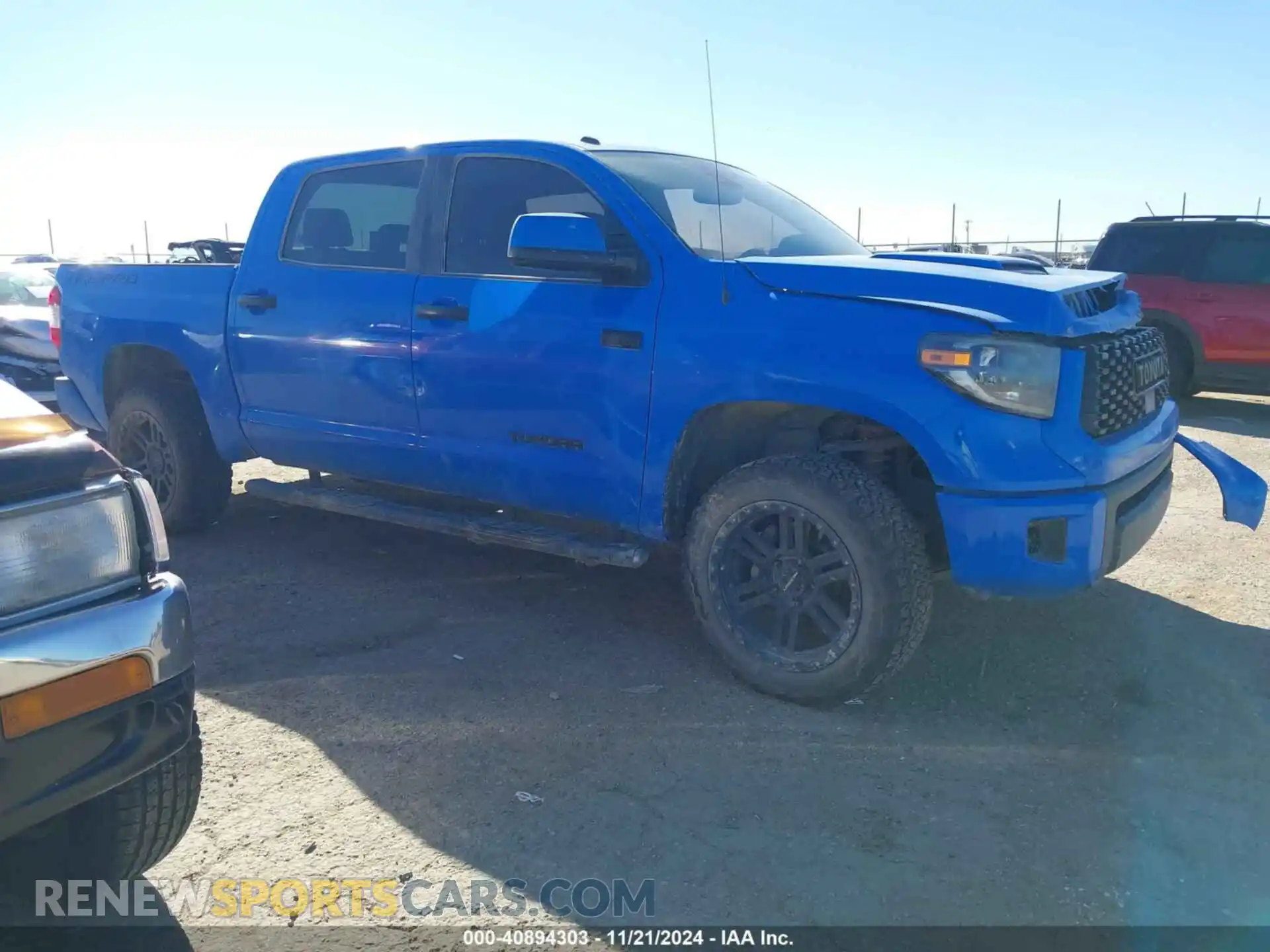 1 fotografías del automóvil dañado 5TFDY5F18KX852632 TOYOTA TUNDRA 2019