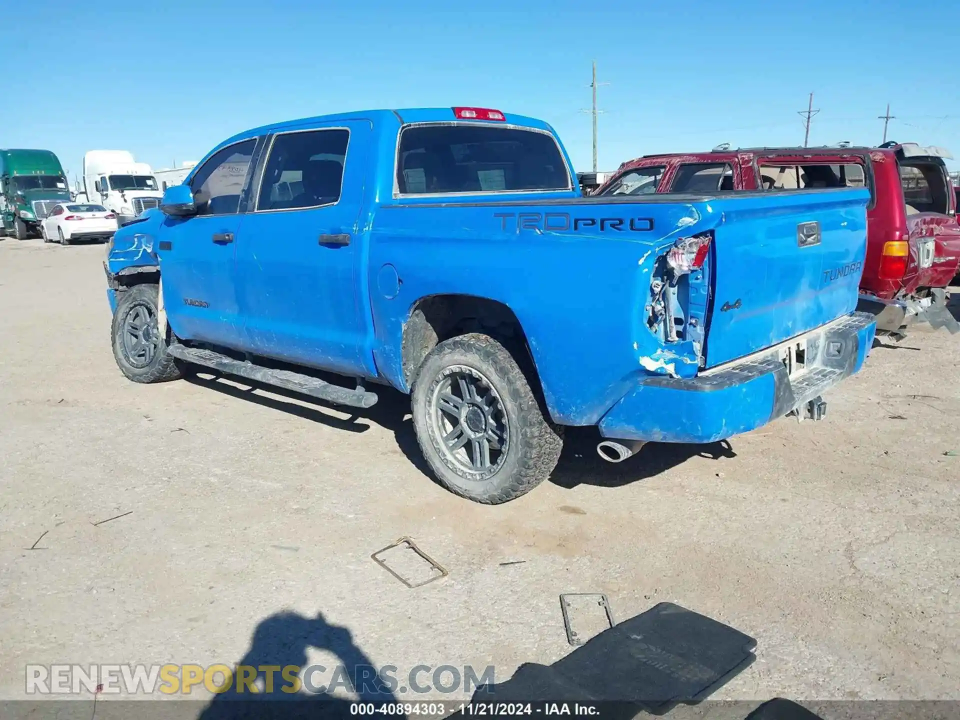 3 fotografías del automóvil dañado 5TFDY5F18KX852632 TOYOTA TUNDRA 2019