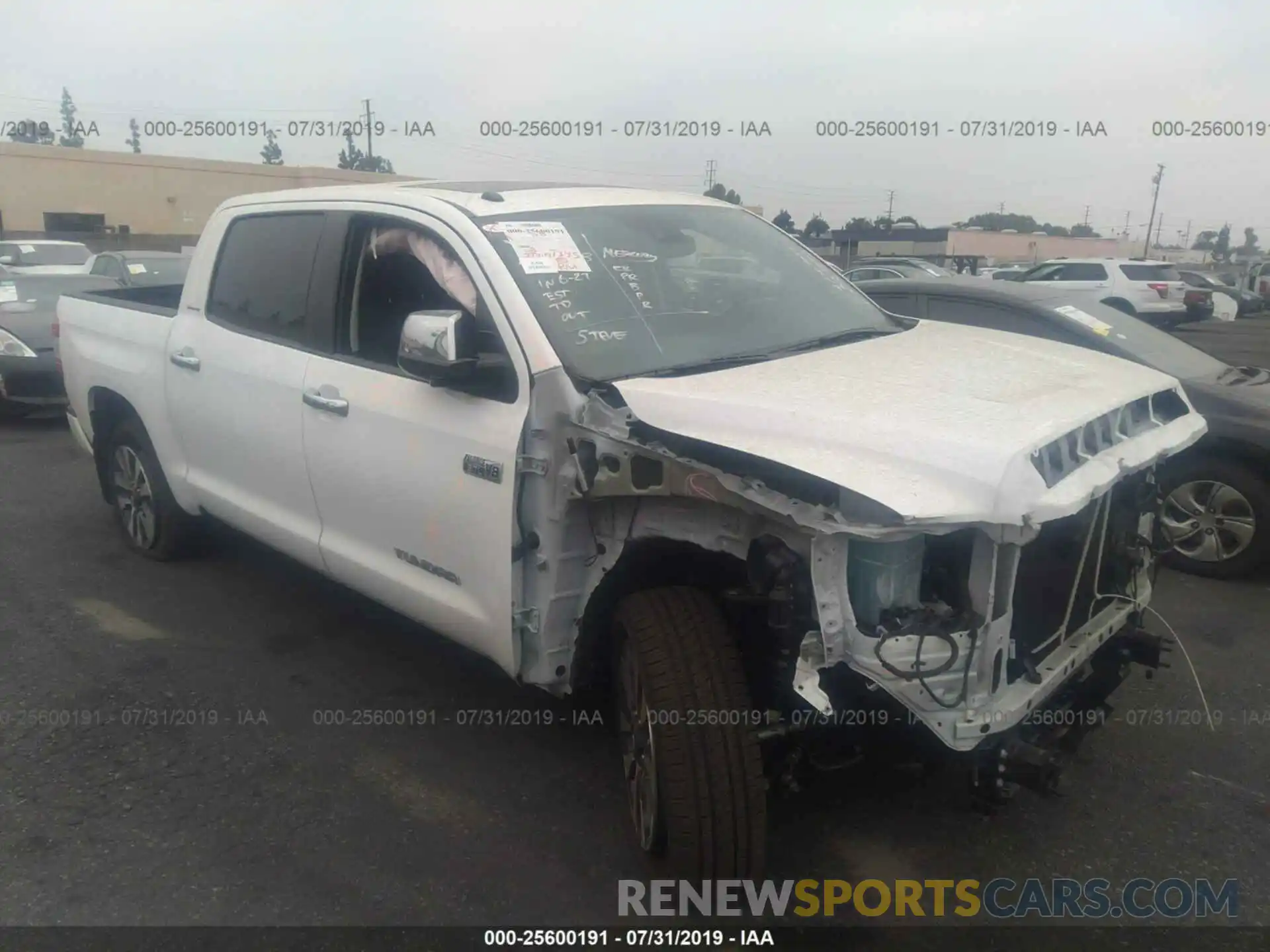 1 Photograph of a damaged car 5TFFY5F12KX248423 TOYOTA TUNDRA 2019