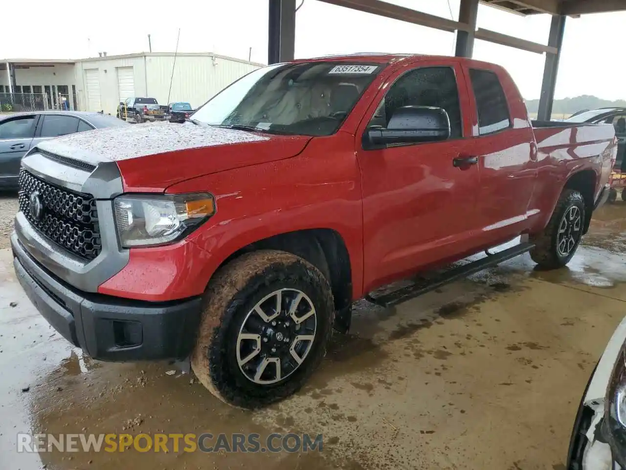 1 Photograph of a damaged car 5TFRM5F12KX143955 TOYOTA TUNDRA 2019