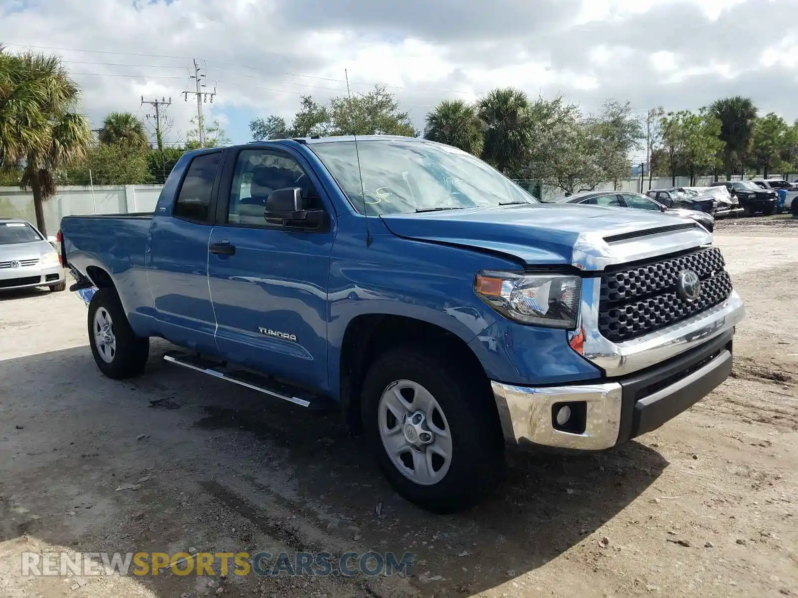 1 Photograph of a damaged car 5TFRM5F16KX143473 TOYOTA TUNDRA 2019