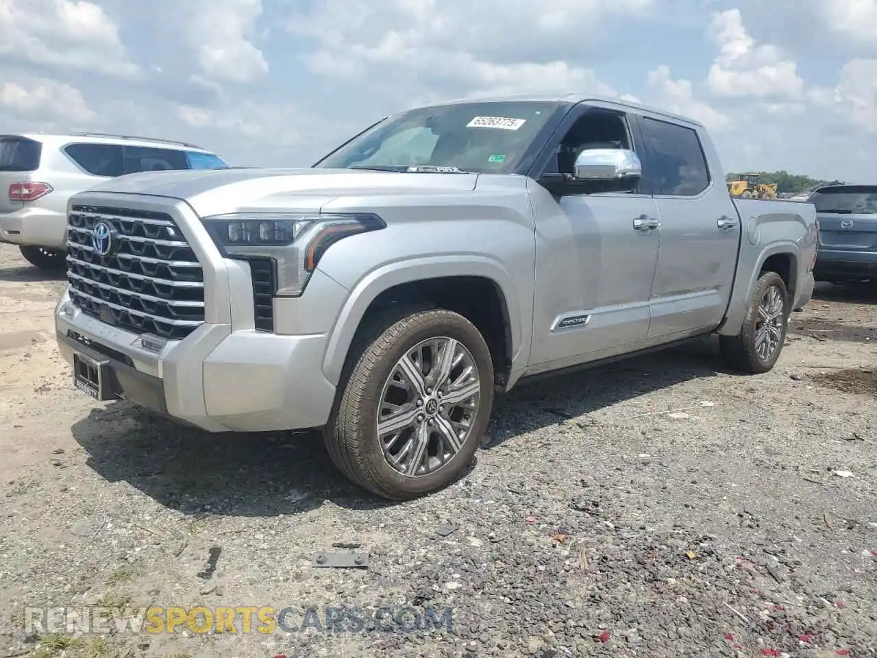1 Photograph of a damaged car 5TFVC5DB2PX024694 TOYOTA TUNDRA 2023