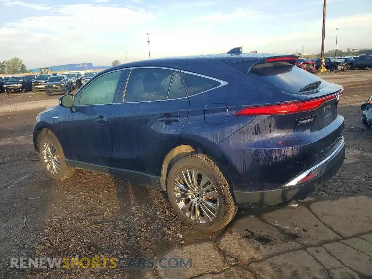2 fotografías del automóvil dañado JTEAAAAH0MJ063915 TOYOTA VENZA 2021