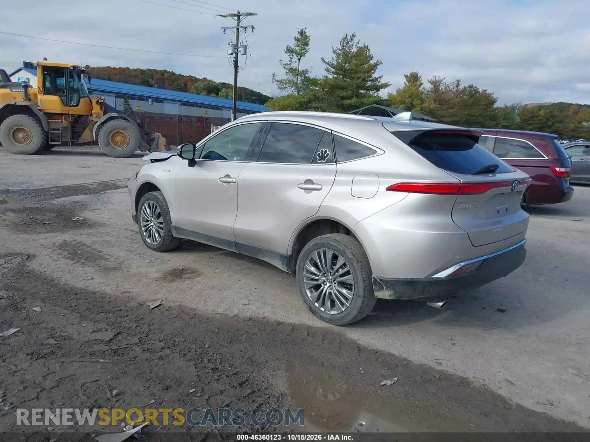 3 Photograph of a damaged car JTEAAAAH1MJ019146 TOYOTA VENZA 2021
