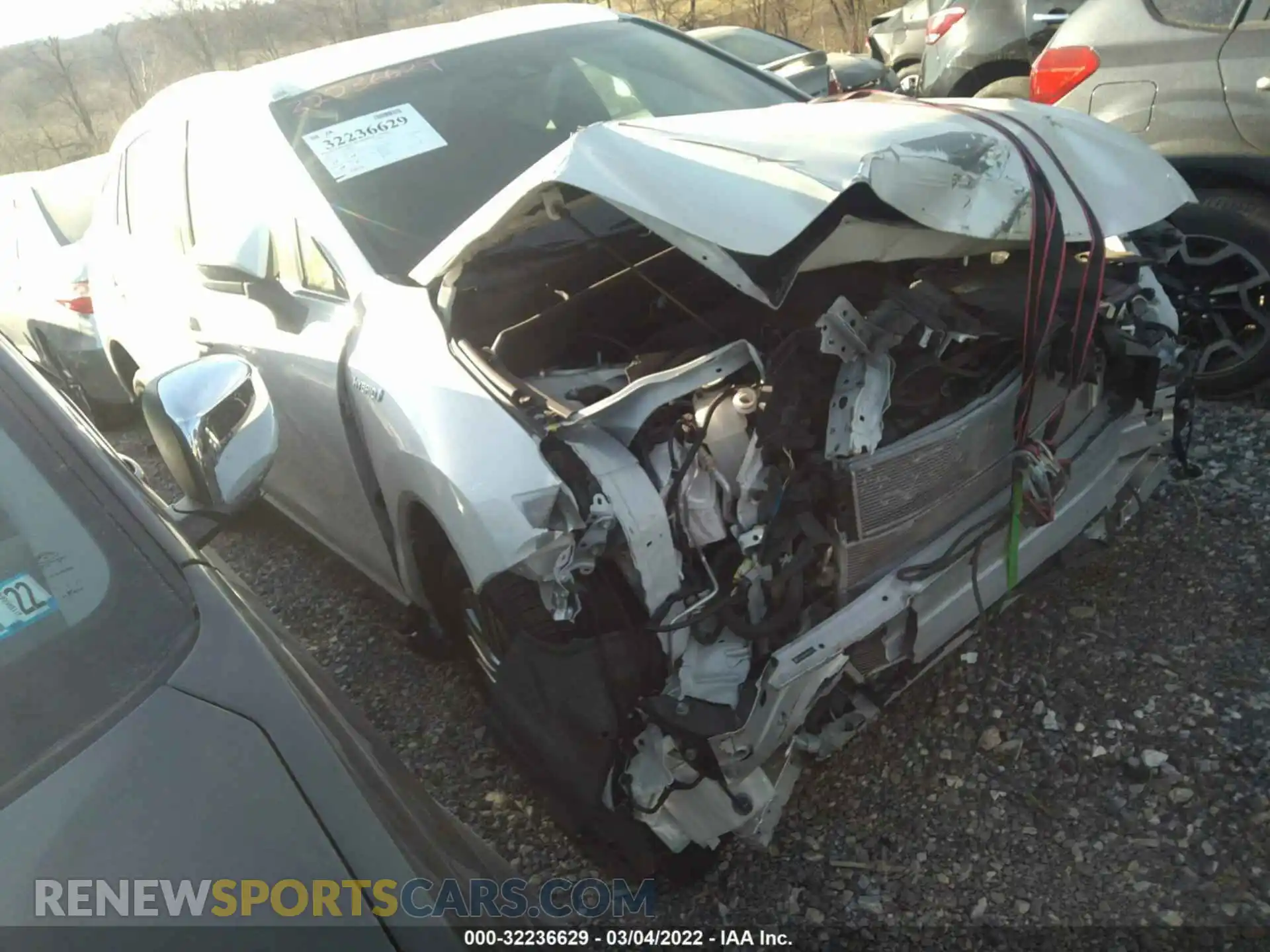 1 Photograph of a damaged car JTEAAAAH2MJ005661 TOYOTA VENZA 2021