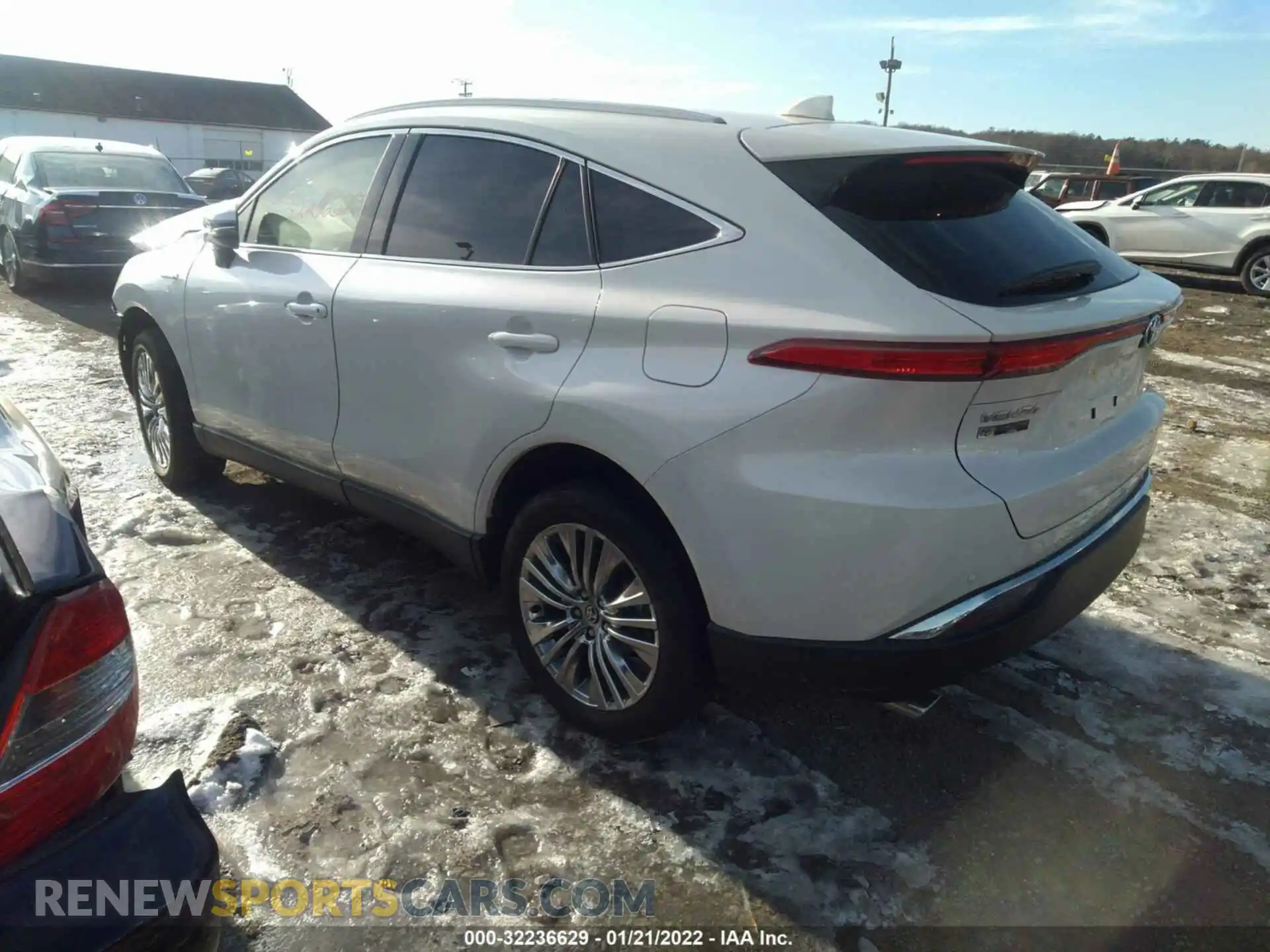 3 Photograph of a damaged car JTEAAAAH2MJ005661 TOYOTA VENZA 2021