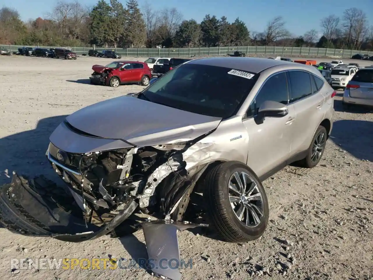 2 Фотография поврежденного автомобиля JTEAAAAH2MJ010889 TOYOTA VENZA 2021