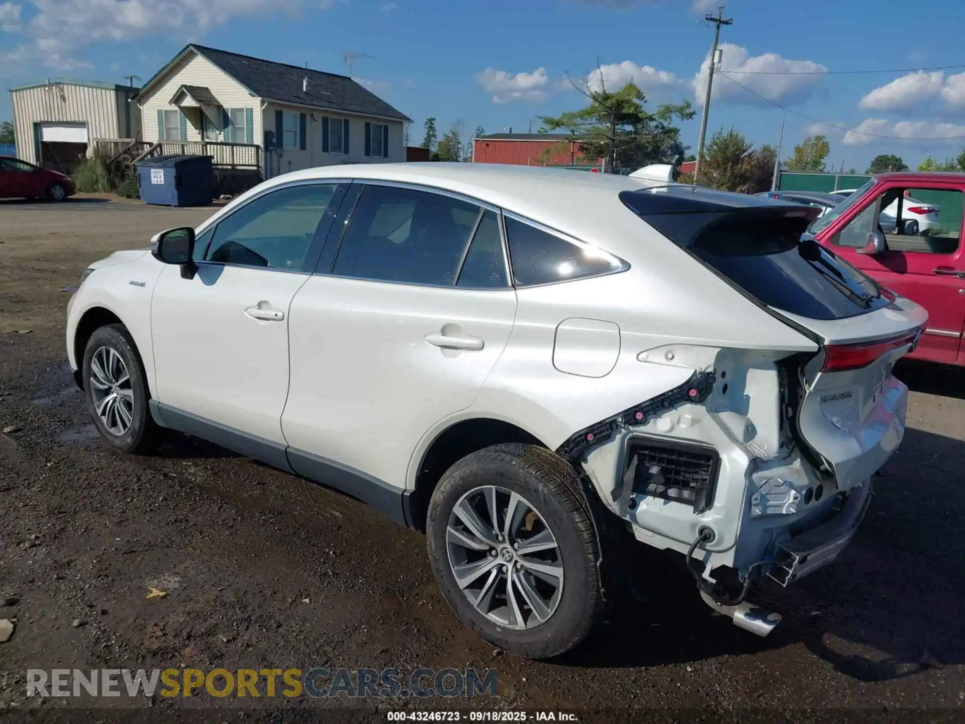 3 Photograph of a damaged car JTEAAAAH2MJ016367 TOYOTA VENZA 2021
