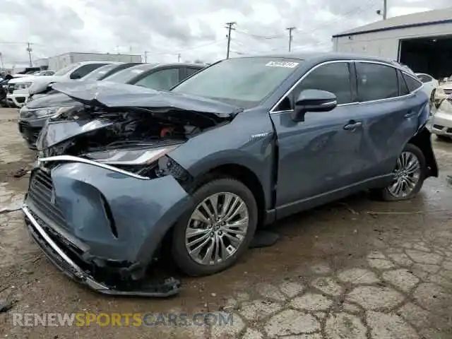 1 Photograph of a damaged car JTEAAAAH2MJ017308 TOYOTA VENZA 2021