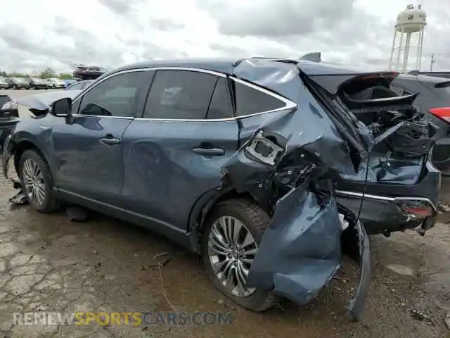 2 Photograph of a damaged car JTEAAAAH2MJ017308 TOYOTA VENZA 2021