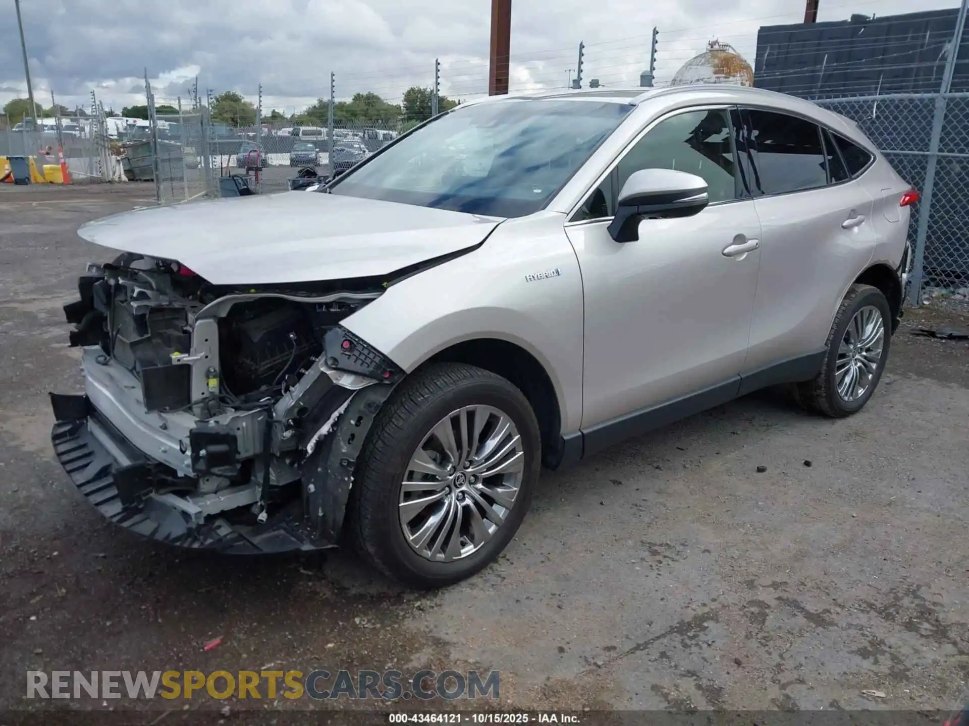 2 Photograph of a damaged car JTEAAAAH2MJ045092 TOYOTA VENZA 2021