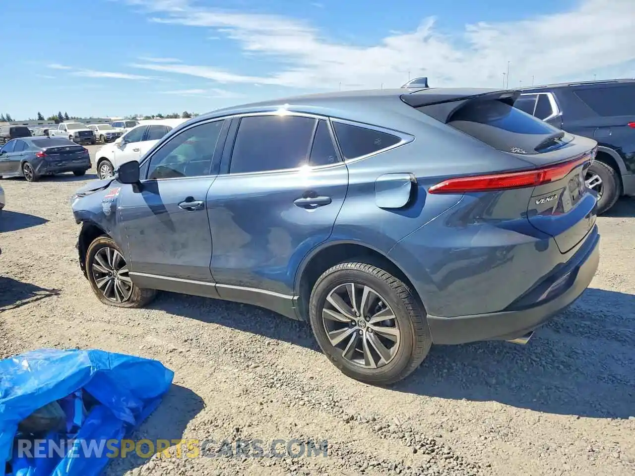 2 Photograph of a damaged car JTEAAAAH2MJ045254 TOYOTA VENZA 2021
