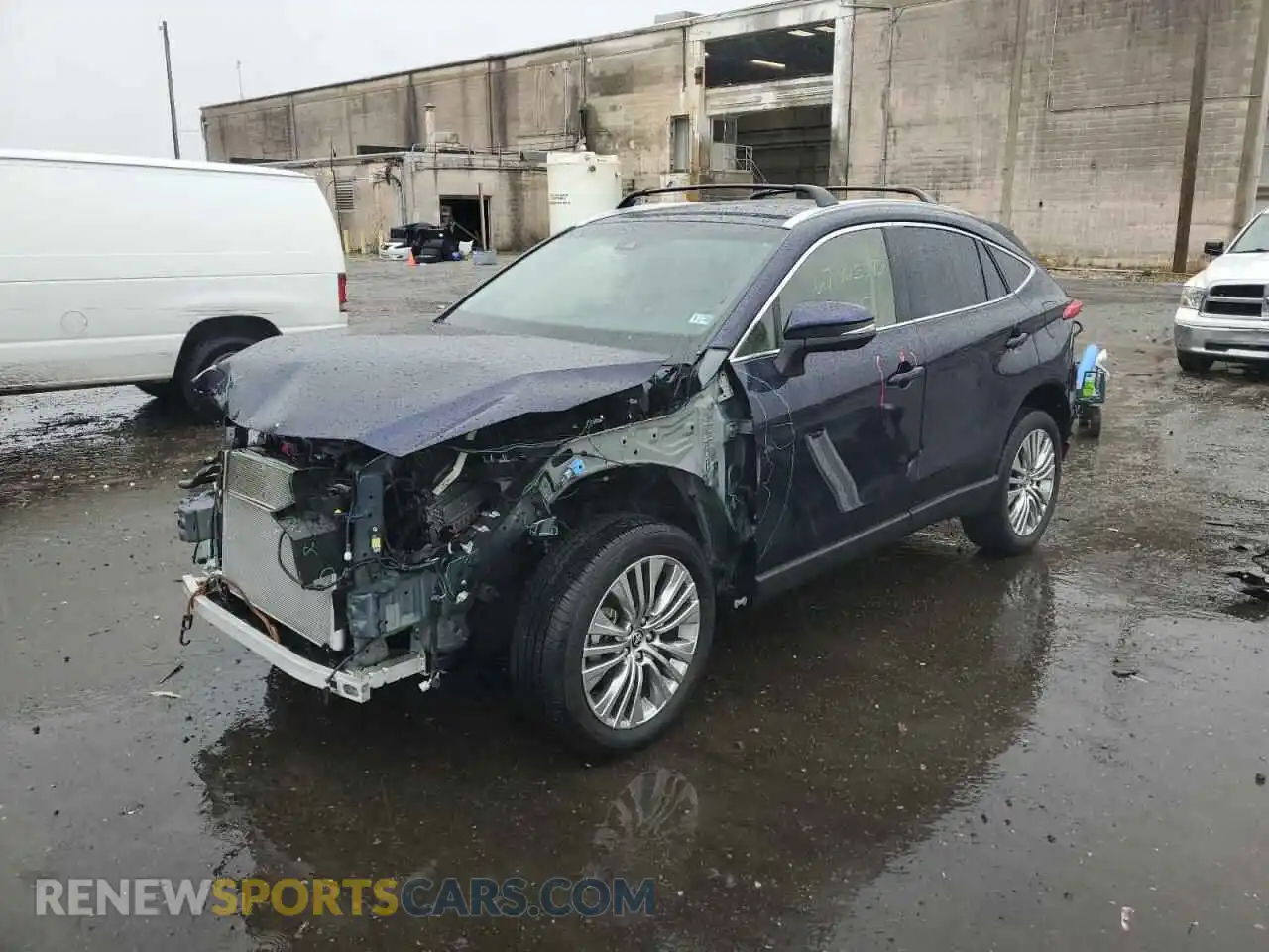 2 Photograph of a damaged car JTEAAAAH2MJ083034 TOYOTA VENZA 2021