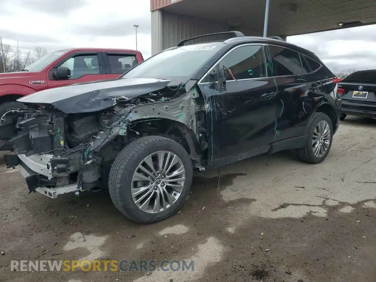 1 Photograph of a damaged car JTEAAAAH3MJ079672 TOYOTA VENZA 2021