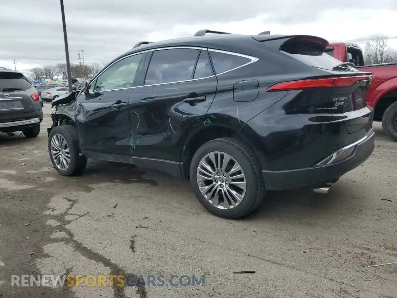 2 Photograph of a damaged car JTEAAAAH3MJ079672 TOYOTA VENZA 2021