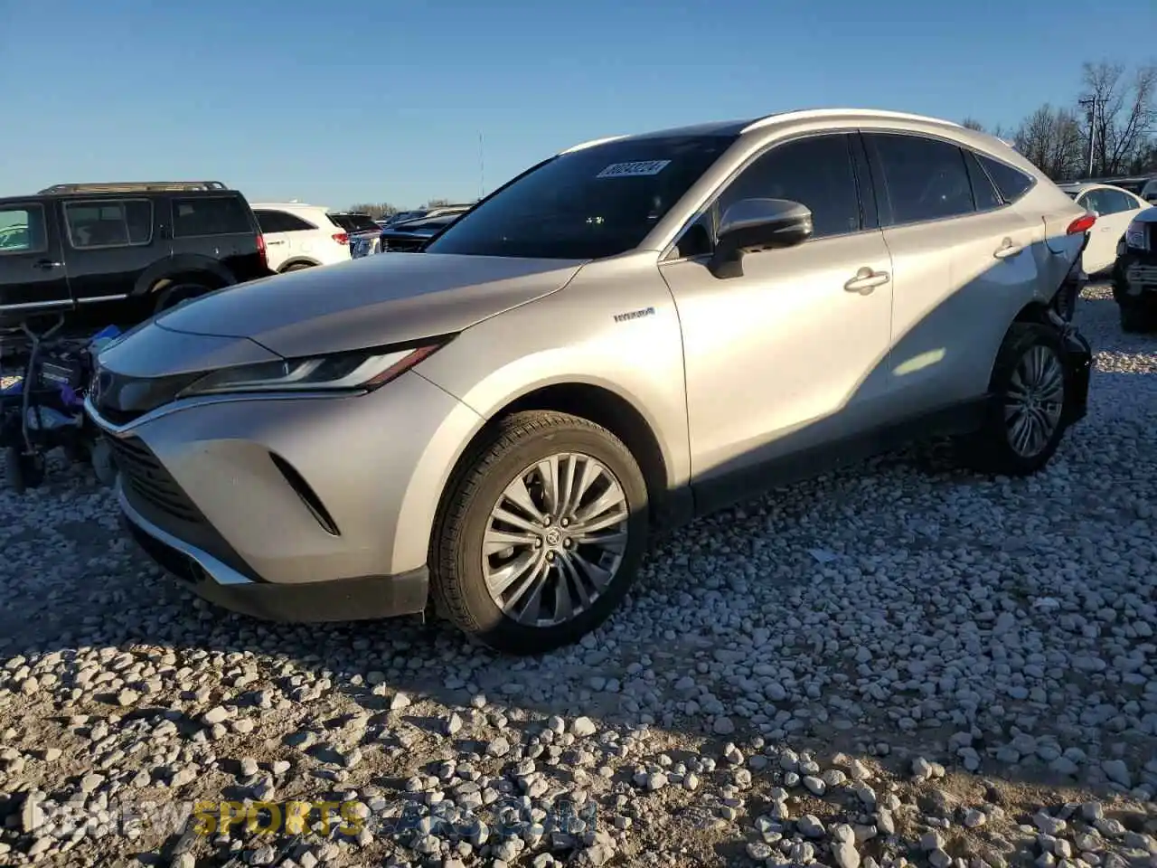 1 Photograph of a damaged car JTEAAAAH4MJ019819 TOYOTA VENZA 2021