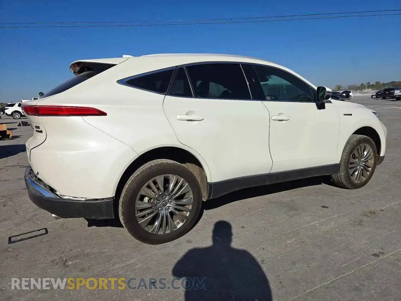 3 fotografías del automóvil dañado JTEAAAAH4MJ041965 TOYOTA VENZA 2021