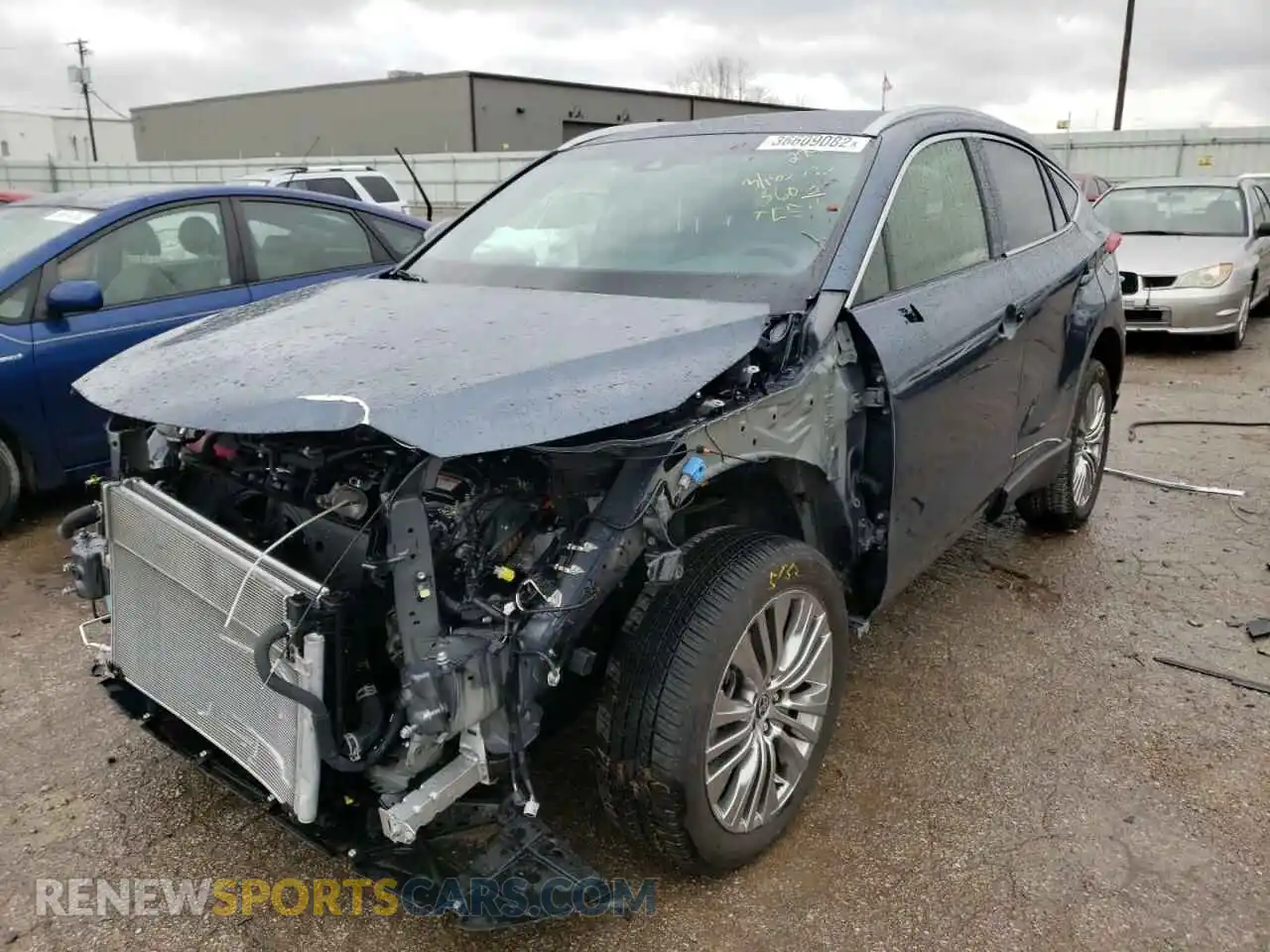 2 Photograph of a damaged car JTEAAAAH4MJ042792 TOYOTA VENZA 2021