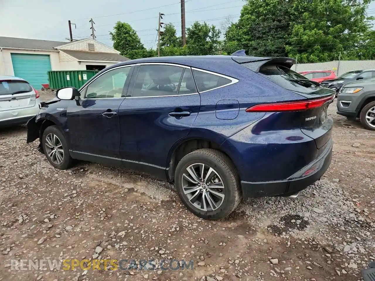 2 Photograph of a damaged car JTEAAAAH4MJ047331 TOYOTA VENZA 2021