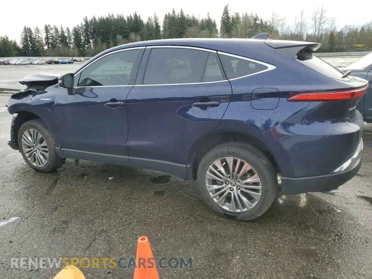 2 Photograph of a damaged car JTEAAAAH4MJ064565 TOYOTA VENZA 2021