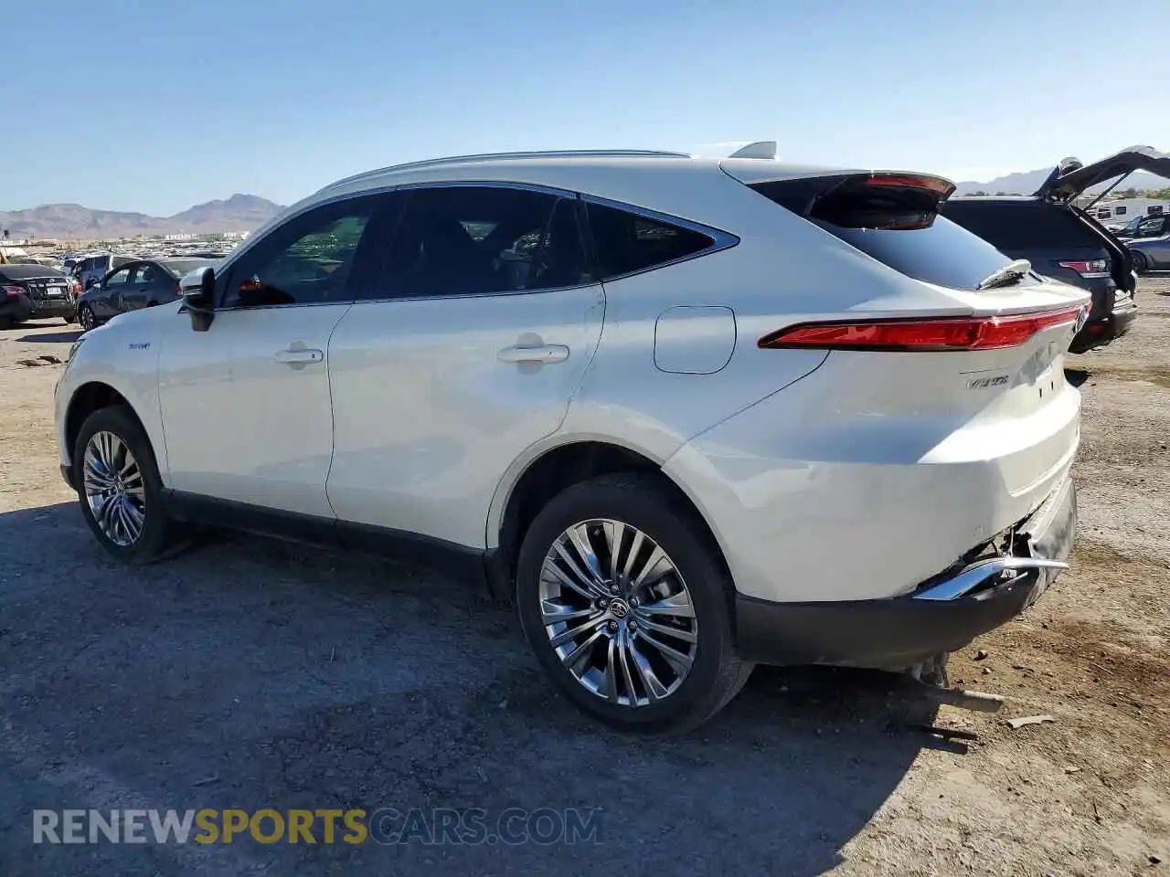 2 fotografías del automóvil dañado JTEAAAAH4MJ074366 TOYOTA VENZA 2021