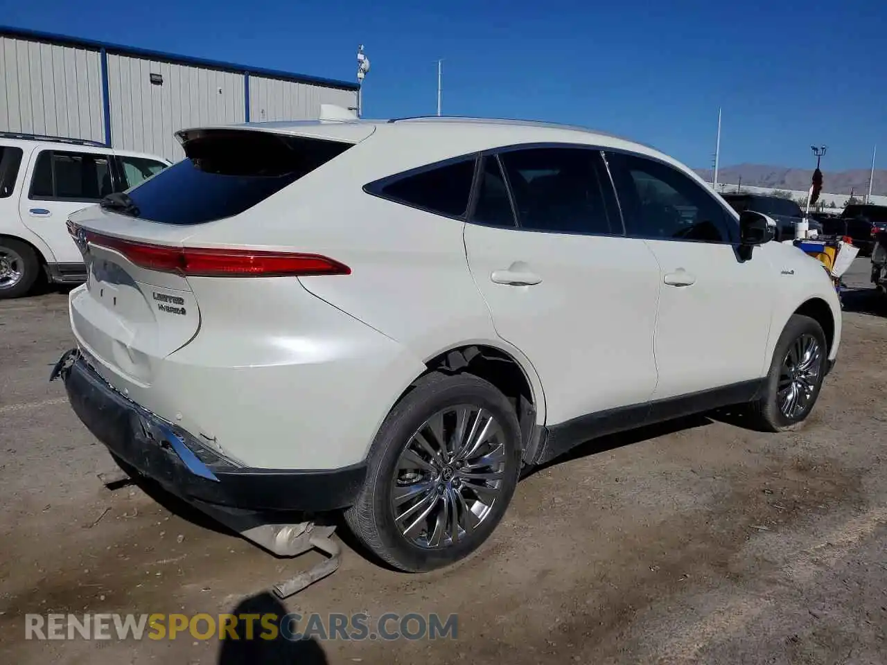 3 fotografías del automóvil dañado JTEAAAAH4MJ074366 TOYOTA VENZA 2021