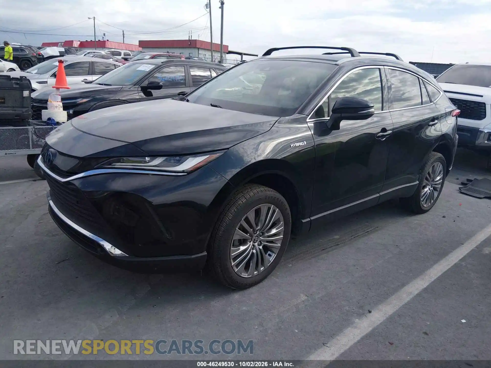 2 fotografías del automóvil dañado JTEAAAAH4MJ080295 TOYOTA VENZA 2021