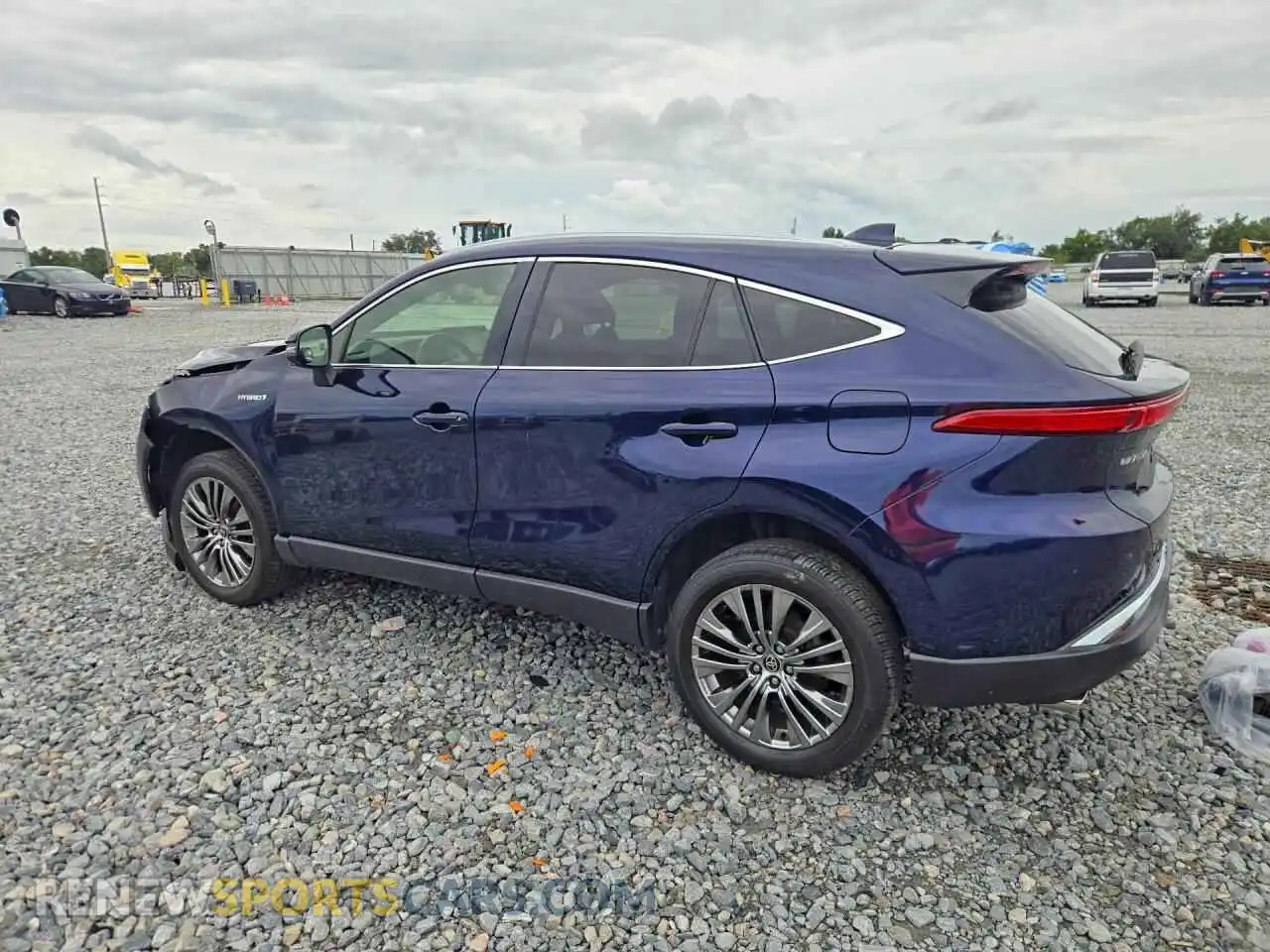 2 fotografías del automóvil dañado JTEAAAAH5MJ024401 TOYOTA VENZA 2021