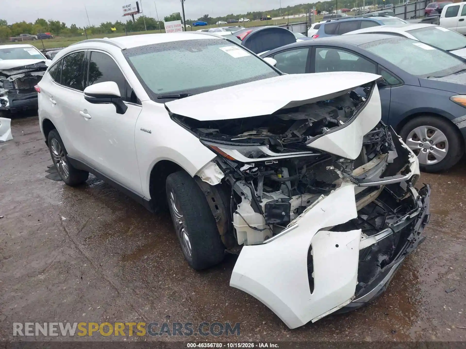 1 fotografías del automóvil dañado JTEAAAAH5MJ046060 TOYOTA VENZA 2021