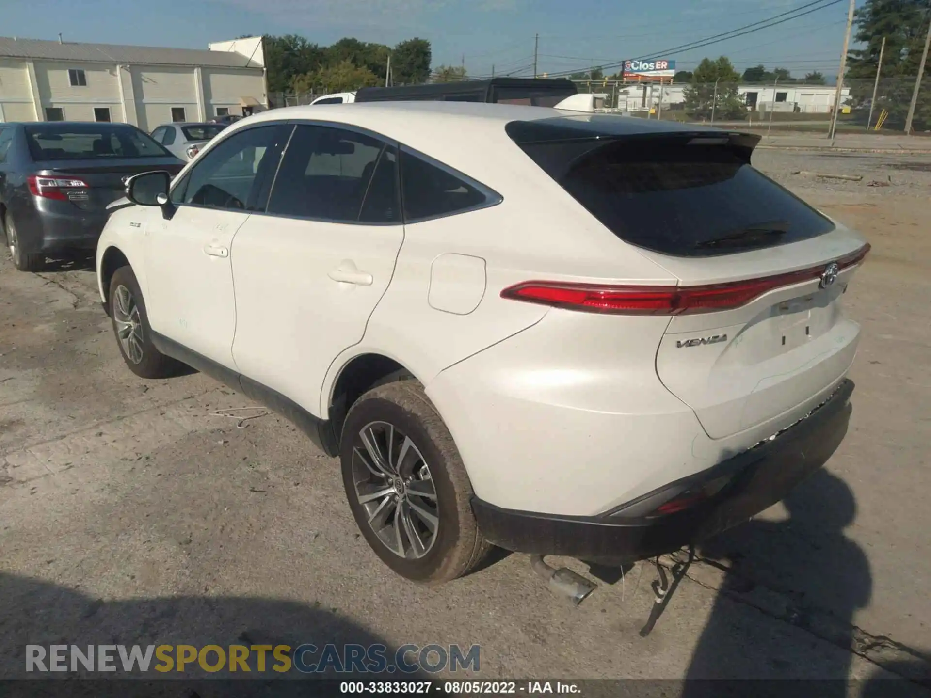 3 Photograph of a damaged car JTEAAAAH6MJ078564 TOYOTA VENZA 2021