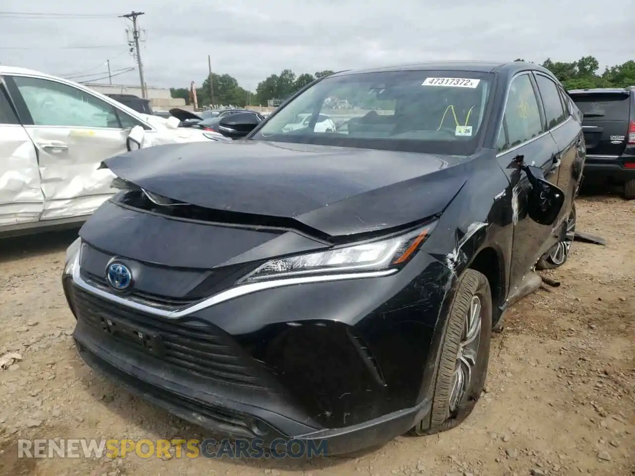 2 Photograph of a damaged car JTEAAAAH7MJ024013 TOYOTA VENZA 2021