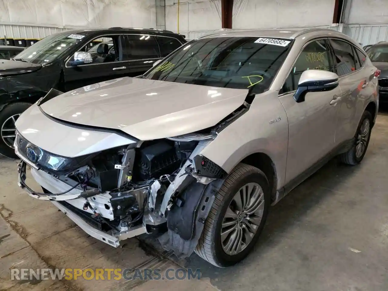 2 Photograph of a damaged car JTEAAAAH7MJ044133 TOYOTA VENZA 2021