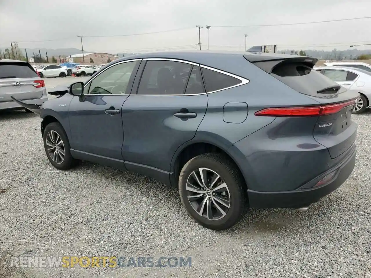 2 Photograph of a damaged car JTEAAAAH7MJ079447 TOYOTA VENZA 2021