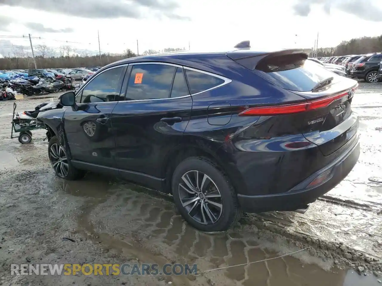 2 Photograph of a damaged car JTEAAAAH8MJ019046 TOYOTA VENZA 2021