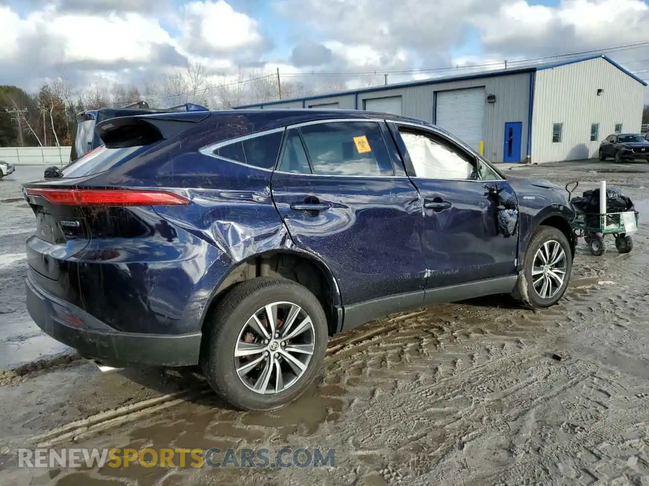 3 Photograph of a damaged car JTEAAAAH8MJ019046 TOYOTA VENZA 2021