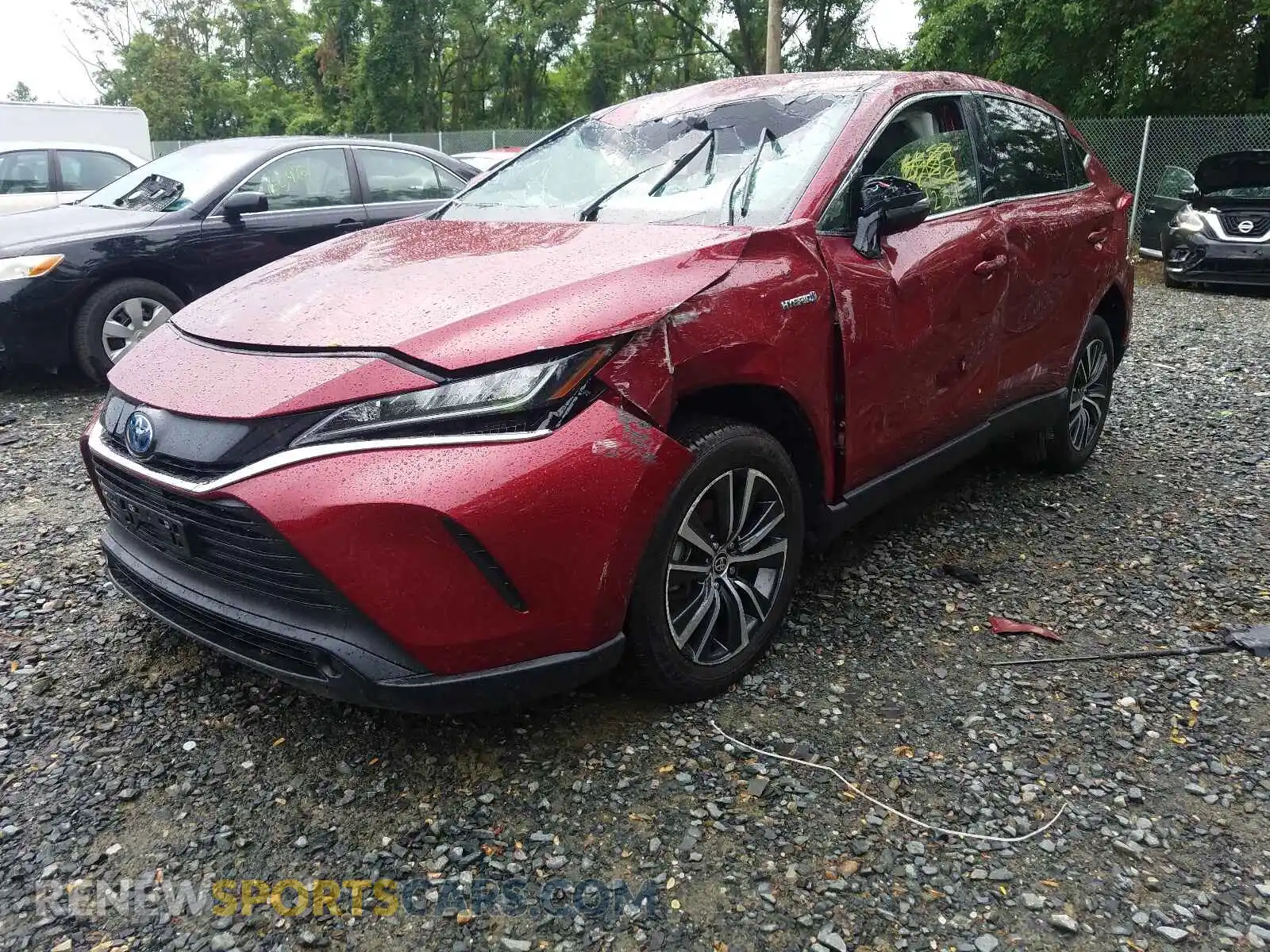 2 Photograph of a damaged car JTEAAAAHXMJ006671 TOYOTA VENZA 2021
