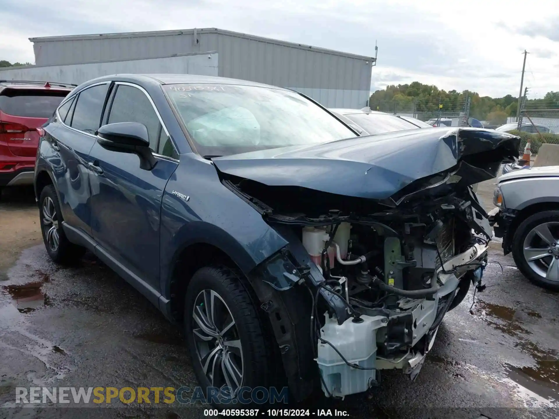 1 Photograph of a damaged car JTEAAAAHXMJ015998 TOYOTA VENZA 2021