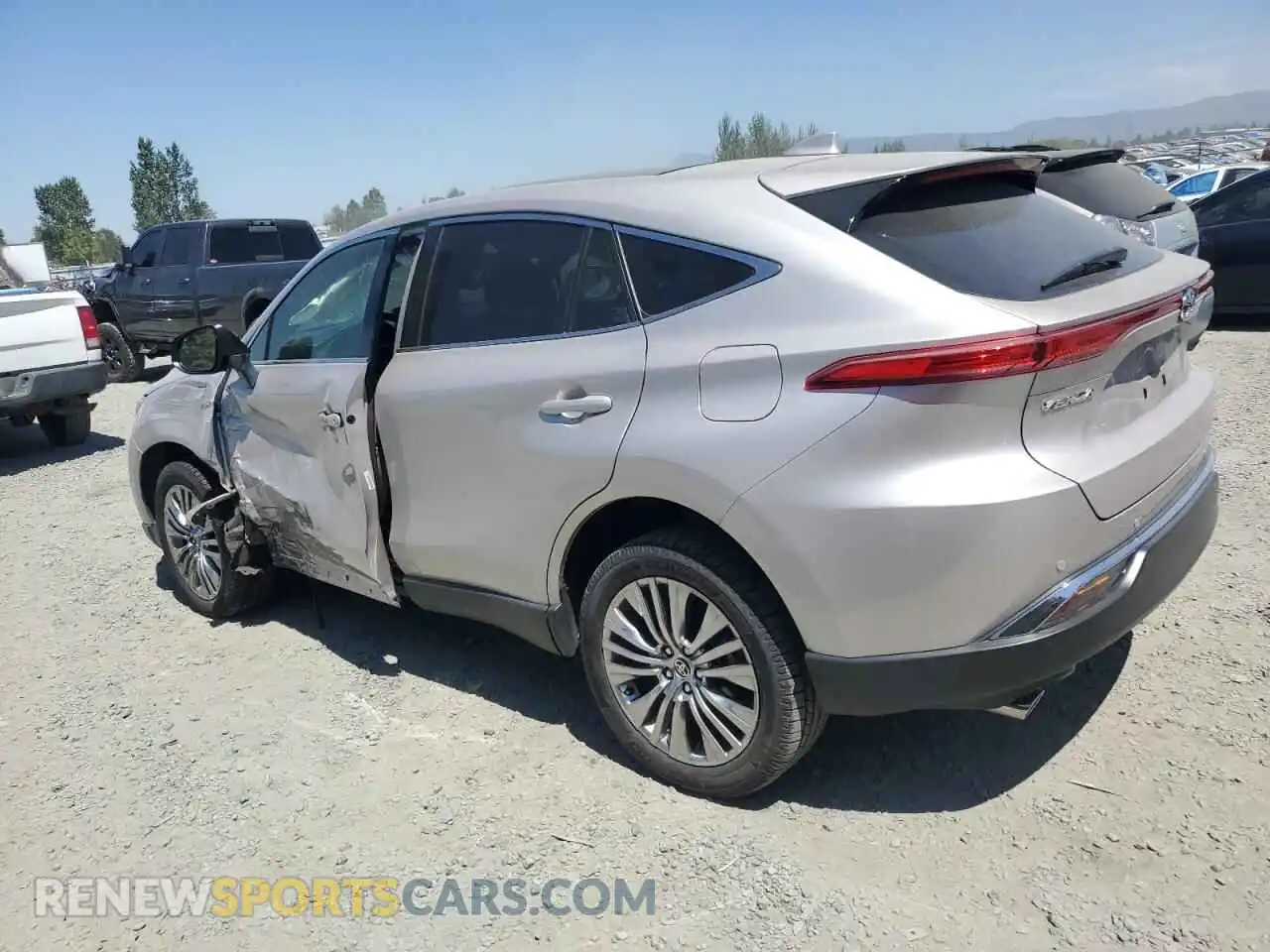 2 Photograph of a damaged car JTEAAAAHXMJ044790 TOYOTA VENZA 2021