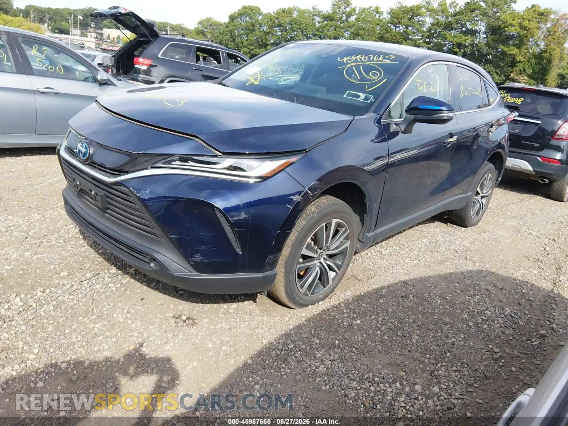 2 fotografías del automóvil dañado JTEAAAAH0PJ146619 TOYOTA VENZA 2023